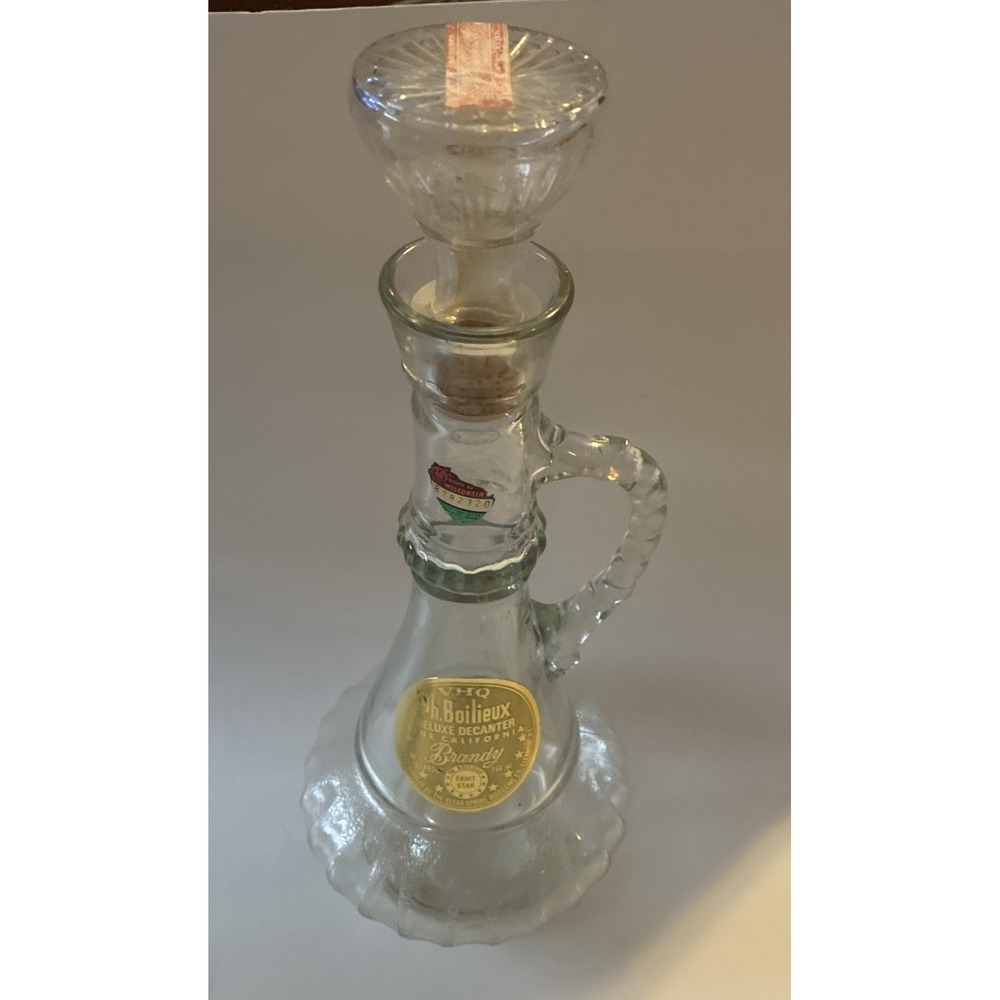 VINTAGE "I DREAM OF JEANNIE" GENIE BOTTLE CLEAR GLASS Brandy Bottle